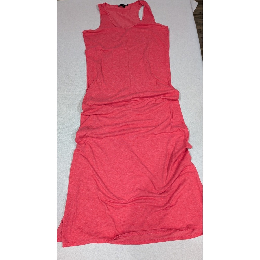 Wit & Wisdom Maxi Dress Womens Medium Coral Pink Excellent Sleeveless Tank Knit